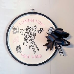 Edward scissor hands welcome sign